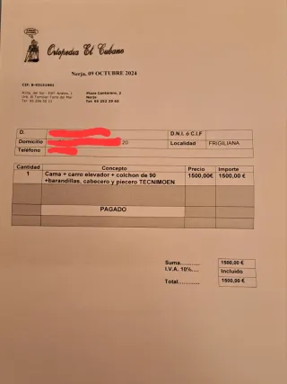 Cama articulada (cama hospital)