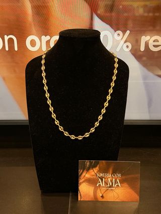 Cadena Calabrote (tipo Gucci) oro 18k