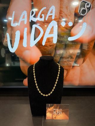 Cadena Calabrote (tipo Gucci) oro 18k