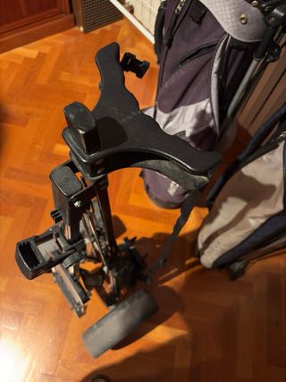 Bolsa de palos de golf y carrito