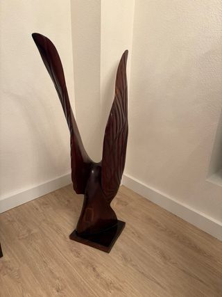 Escultura de madera de Miguel Estrella Rp Dominic