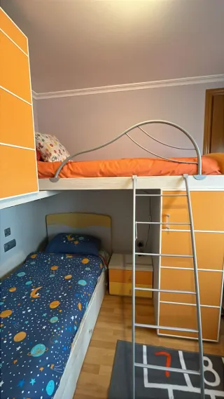 Habitacion infantil con literas completa