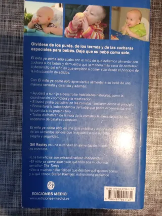 El niño ya come solo