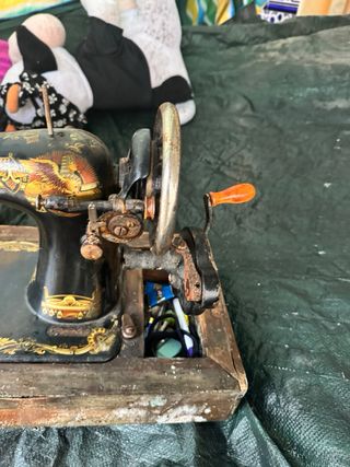 Máquina de Coser SINGER Antigua Modelo Esfinge)SXX