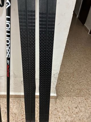 Esquis de fondo y bastones junior