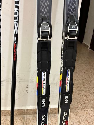 Esquis de fondo y bastones junior