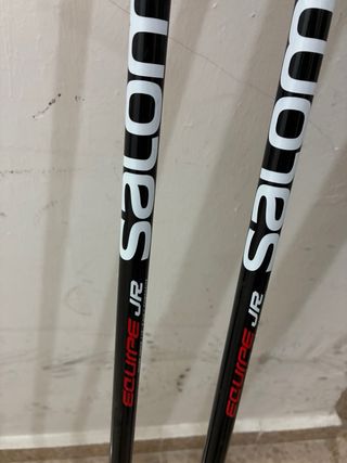 Esquis de fondo y bastones junior