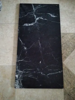 Pieza Mármol Negro Marquina 90x45x2cm