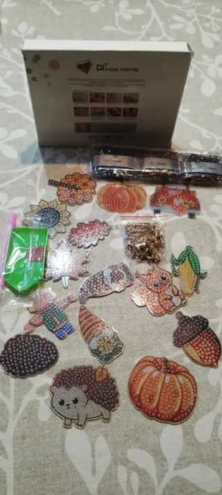 Kit DIY Diamond Painting – 15 Figuras Otoño N°735