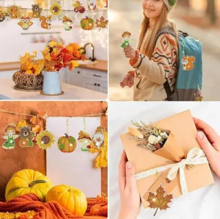 Kit DIY Diamond Painting – 15 Figuras Otoño N°735