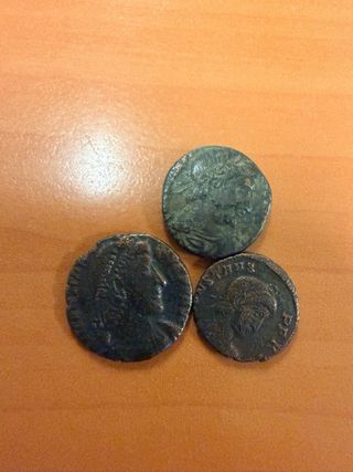Monedas romanas antiguas