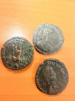 Monedas romanas antiguas
