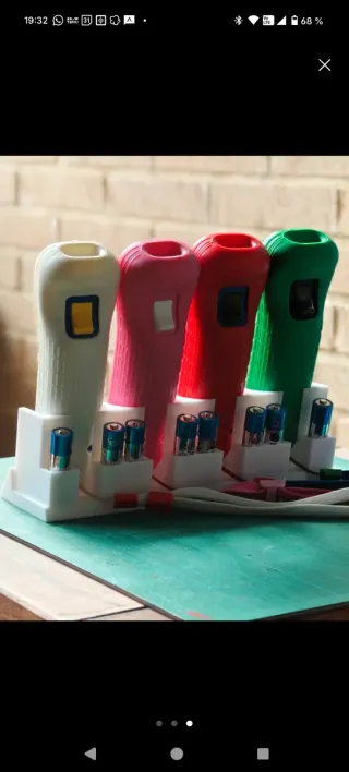 Soporte para mandos wii impresos en 3d