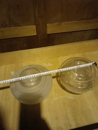 Tulipas de cristal para lámpara