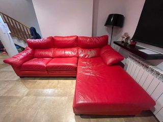 Sofà chaiselong piel