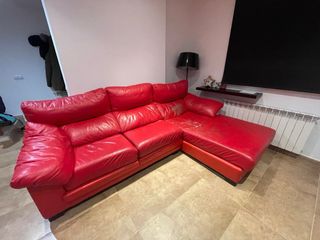 Sofà chaiselong piel