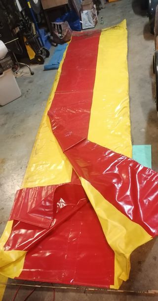 Lona, Toldo de 5.00 m x 4.80 m, fuerte: 720gr/qm2