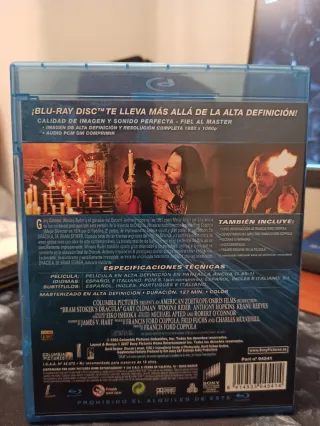 Dracula de Bram Stoker Blu-ray
