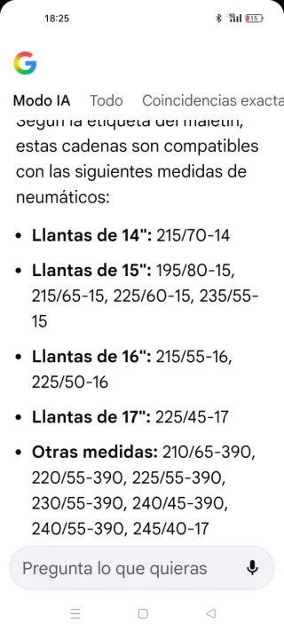 Cadenas de nieve Koning talla 100