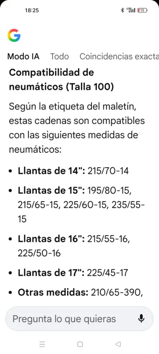 Cadenas de nieve Koning talla 100