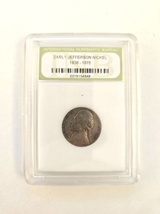 Lote de 2 monedas norteamericanas encapsuladas