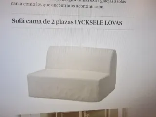 Sofá cama ikea Lyckselelovas
