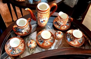 Juego de café japonés