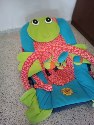 Hamaca para bebé con diseño de rana