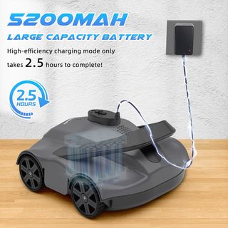 Robot piscina 130 minutos de limpieza hasta 100m2