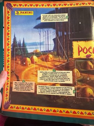 Álbum de cromos pocahontas