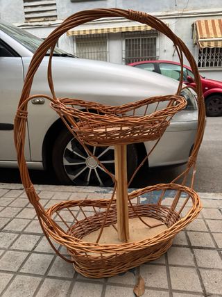 Cesto de mimbre