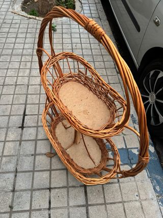 Cesto de mimbre