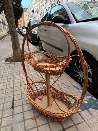 Cesto de mimbre