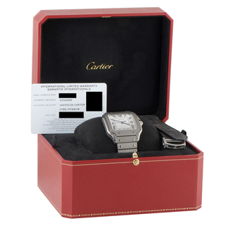 Cartier Santos Titanio grande WSSA0089 -NEW-