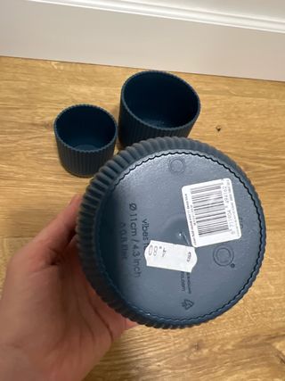 Conjunto de macetas Elho Vibes Fold de color azul