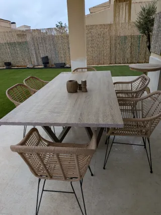 Mesa Exterior Jardin y sillas