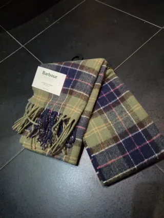 Bufanda Barbour lambswool scarf classic
