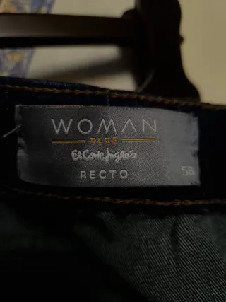 Pantalón vaquero talla grande