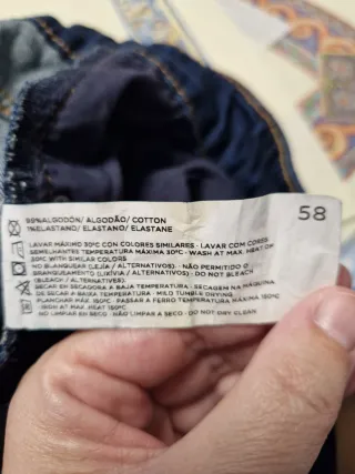 Pantalón vaquero talla grande