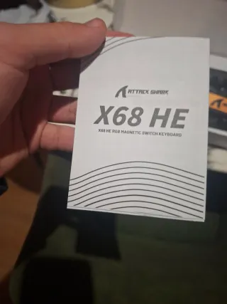 Attack Shark x68 he negro.