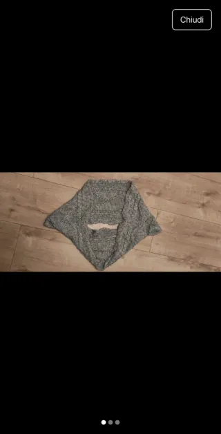 Vendo Sciarpa collo in lana circolare ad anello