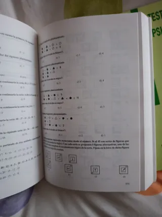 Tests psicotecnicos.