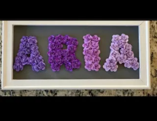 Cuadros de rosas eternas personalizados totalmente