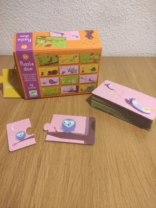 Lote puzzles de cartón