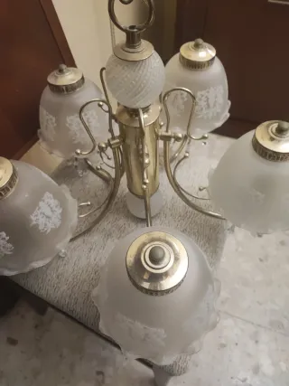 LAMPARA DE SALÓN LAGRIMAS