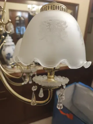 LAMPARA DE SALÓN LAGRIMAS