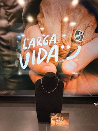 Cadena eslabones de bolas oro 18k