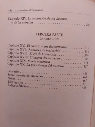 La aventura del universo