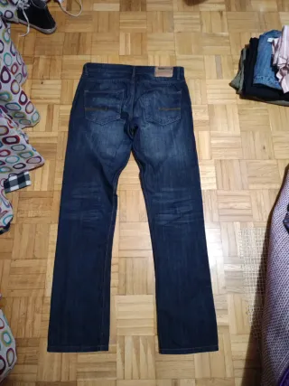 Pantalones hombre vaqueros oscuros