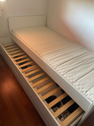Cama nido blanca SLAKT de Ikea en buen estado.